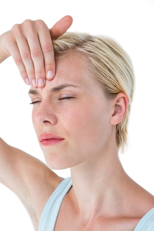 Übung gegen Kopfschmerzen